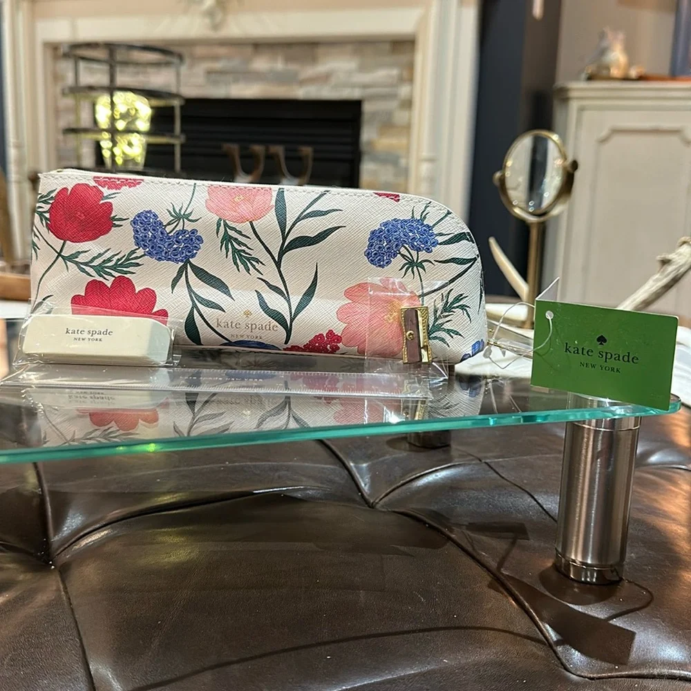 Authentic Kate Spade ♠️ New York “Blossom” Pencil Case w/Accessories, NWT